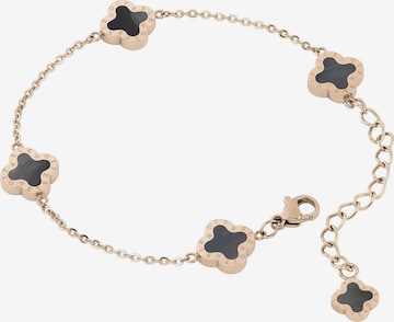 Lenoites Bracelet 'Four Leaf Clover' in Gold: front