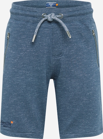 Regular Pantalon Superdry en bleu : devant