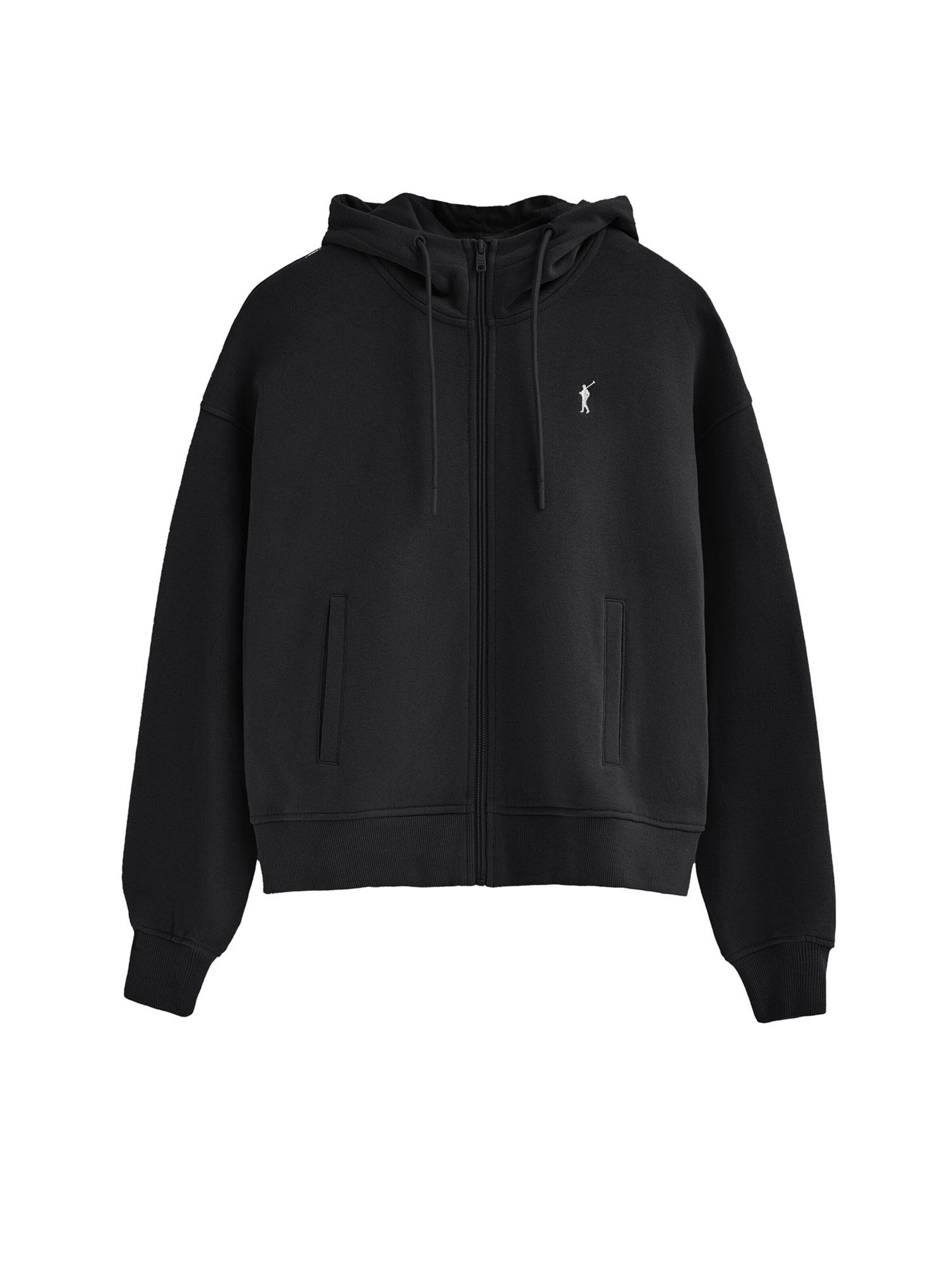 Polo Club Sweatshirt in Schwarz: Vorderseite