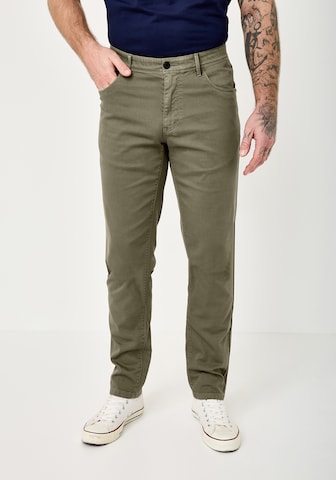 REDPOINT Regular Hose in Grün: Vorderseite