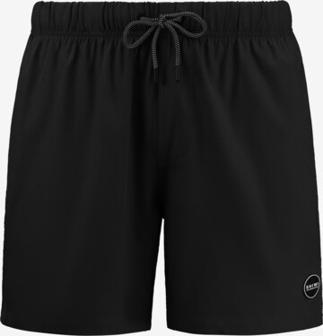 Shiwi Badeshorts ' MIKE' in Schwarz: predná strana