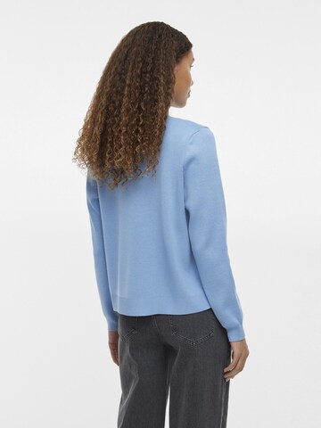VILA Knit cardigan in Blue