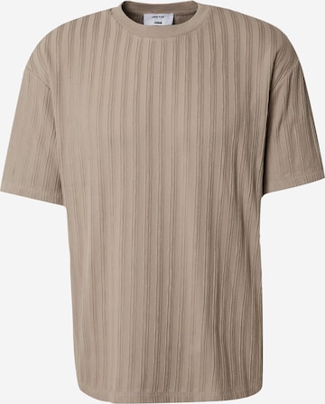 DAN FOX APPAREL - Camiseta 'Jonte' en gris: frente