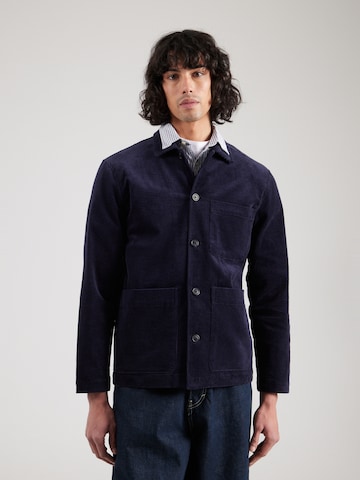 SELECTED HOMME Regular Fit Jacke 'SLHMATT' in Blau: Vorderseite