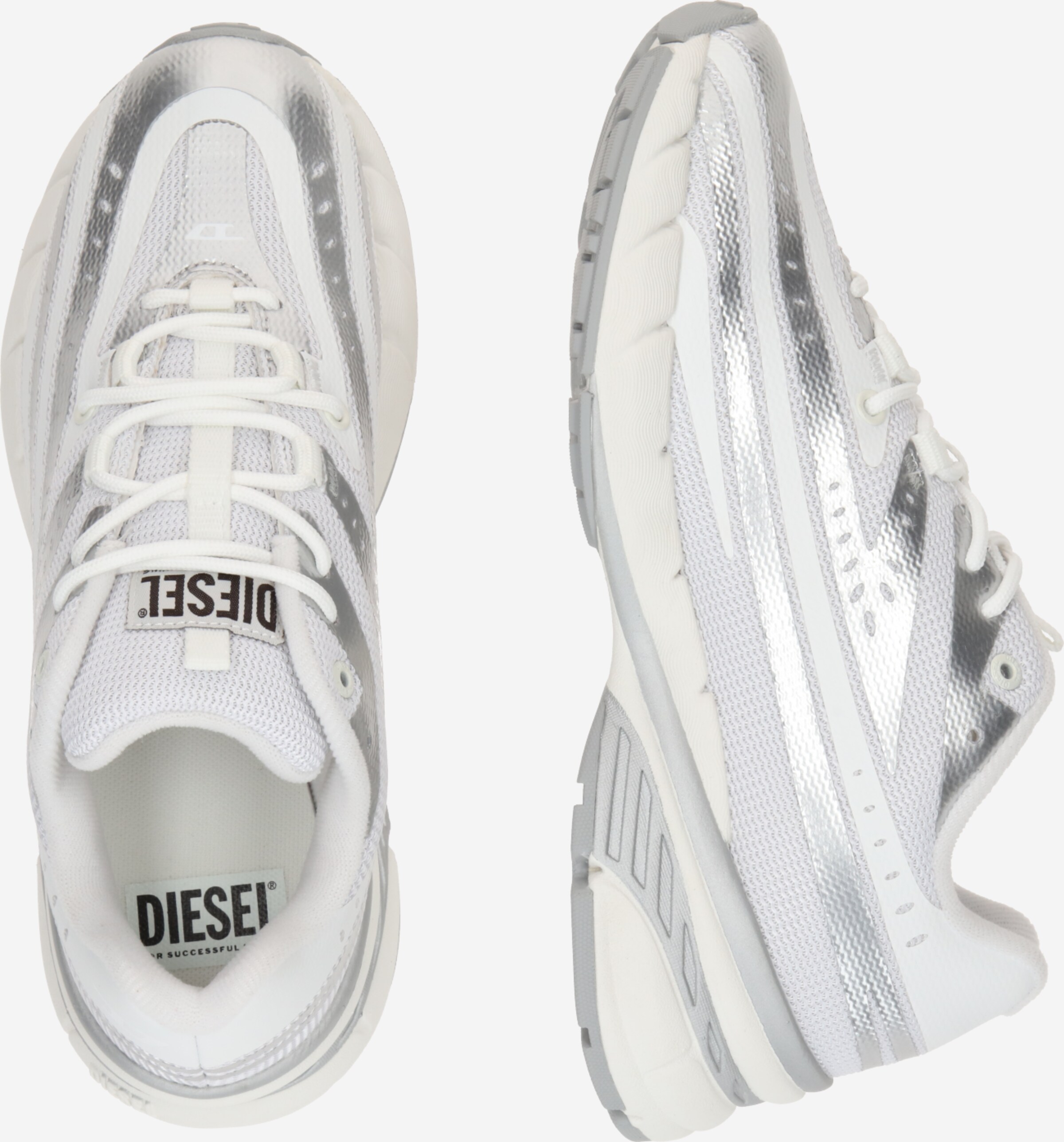 【DIESEL】D-Airspeed Low Men's D-Airspeed Low-Striped sneakers in coated ripstop