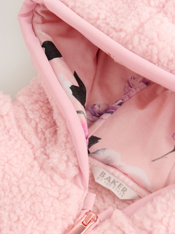 Jachetă  fleece de la Baker by Ted Baker pe roz