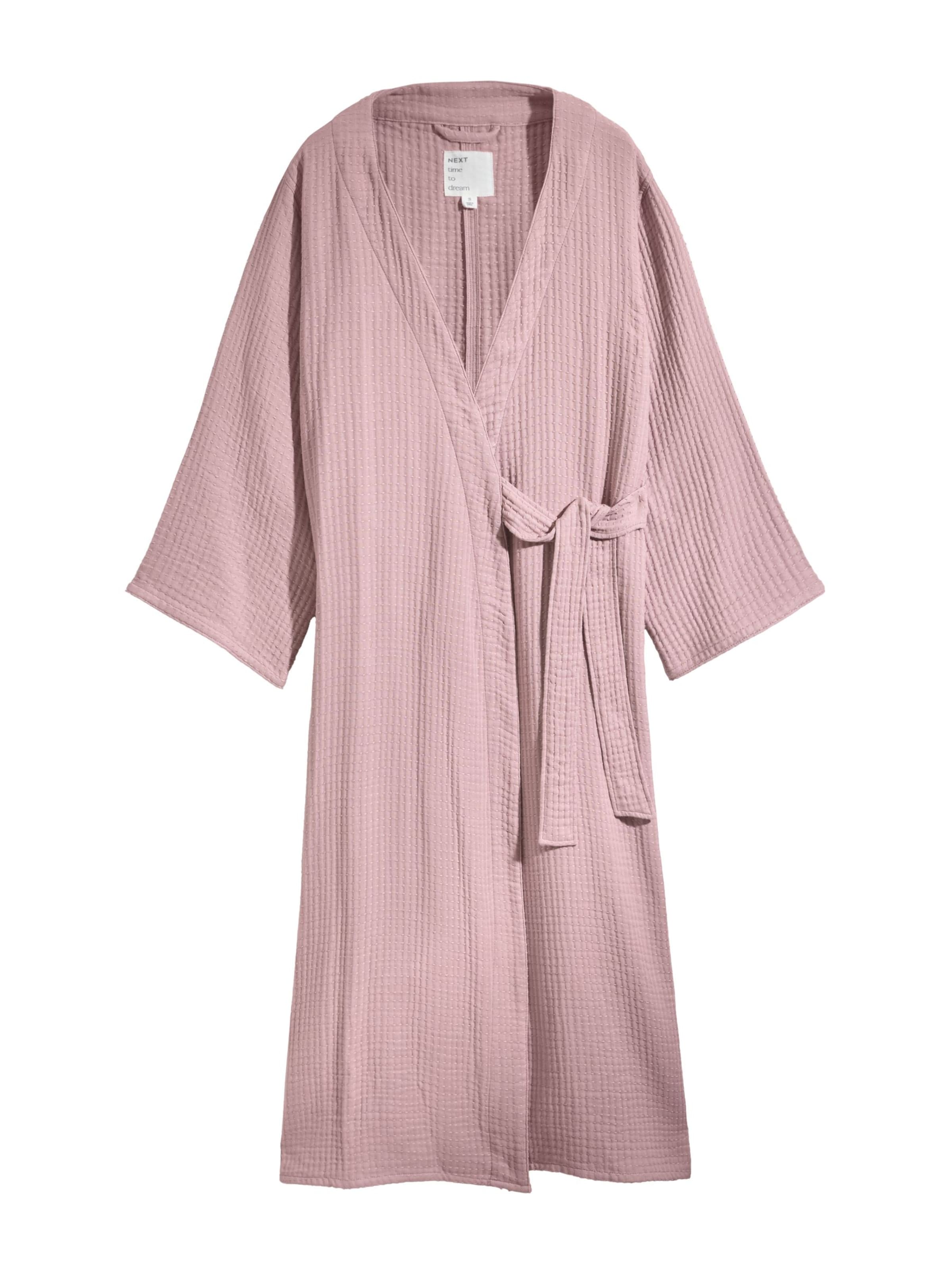 Peignoir long Next en violet : devant