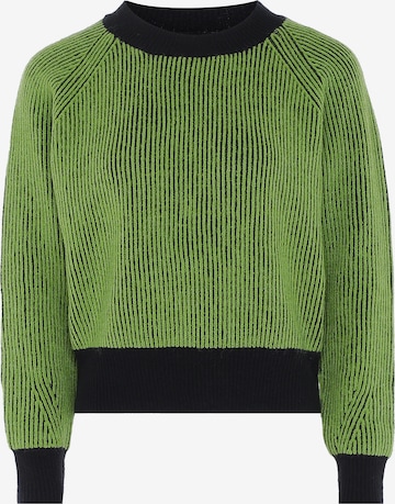 myMo ROCKS Sweater in Green: front