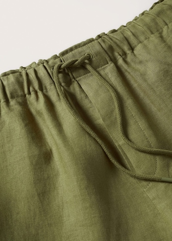 MANGO Regular Панталон в зелено