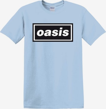 T-Shirt 'Oasis Decca Logo T-Shirt' Oasis en bleu : devant