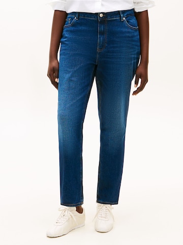 Slimfit Jeans 'NEW DOREEN' de la Tommy Hilfiger Curve pe albastru: față
