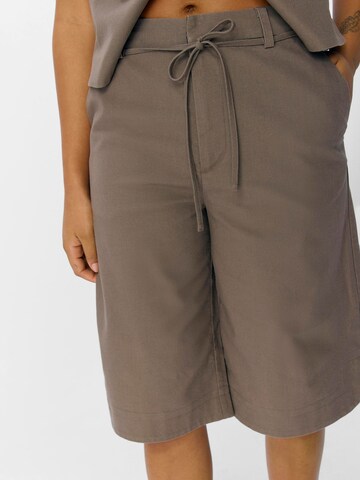 OBJECT Regular Broek 'OBJAura' in Bruin