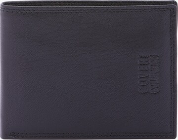 Portamonete di Coveri Collection in nero: frontale