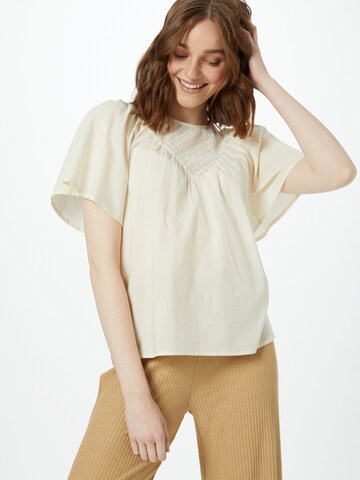 VERO MODA Bluse 'NIKITA' in Beige: predná strana