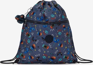 KIPLING - Saco de ginásio 'SUPERTABOO' em azul: frente