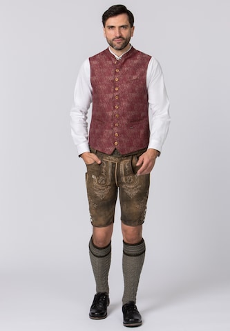 STOCKERPOINT Traditional vest 'Claudio' in Red