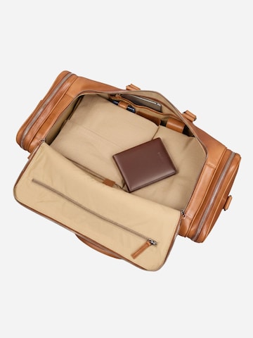NEGOTIA Leather Weekendtas 'Marent' in Bruin