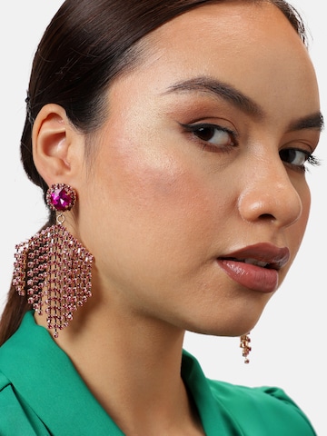 Boucles d'oreilles ' Salmi ' SOHI en rose : devant