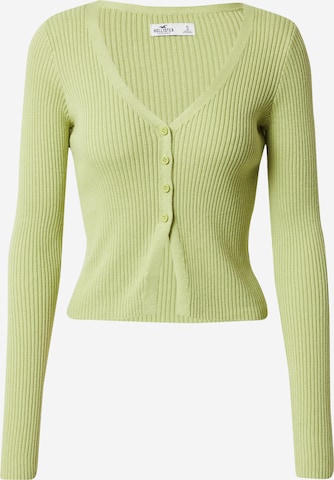 Cardigan 'EMEA' HOLLISTER en vert : devant