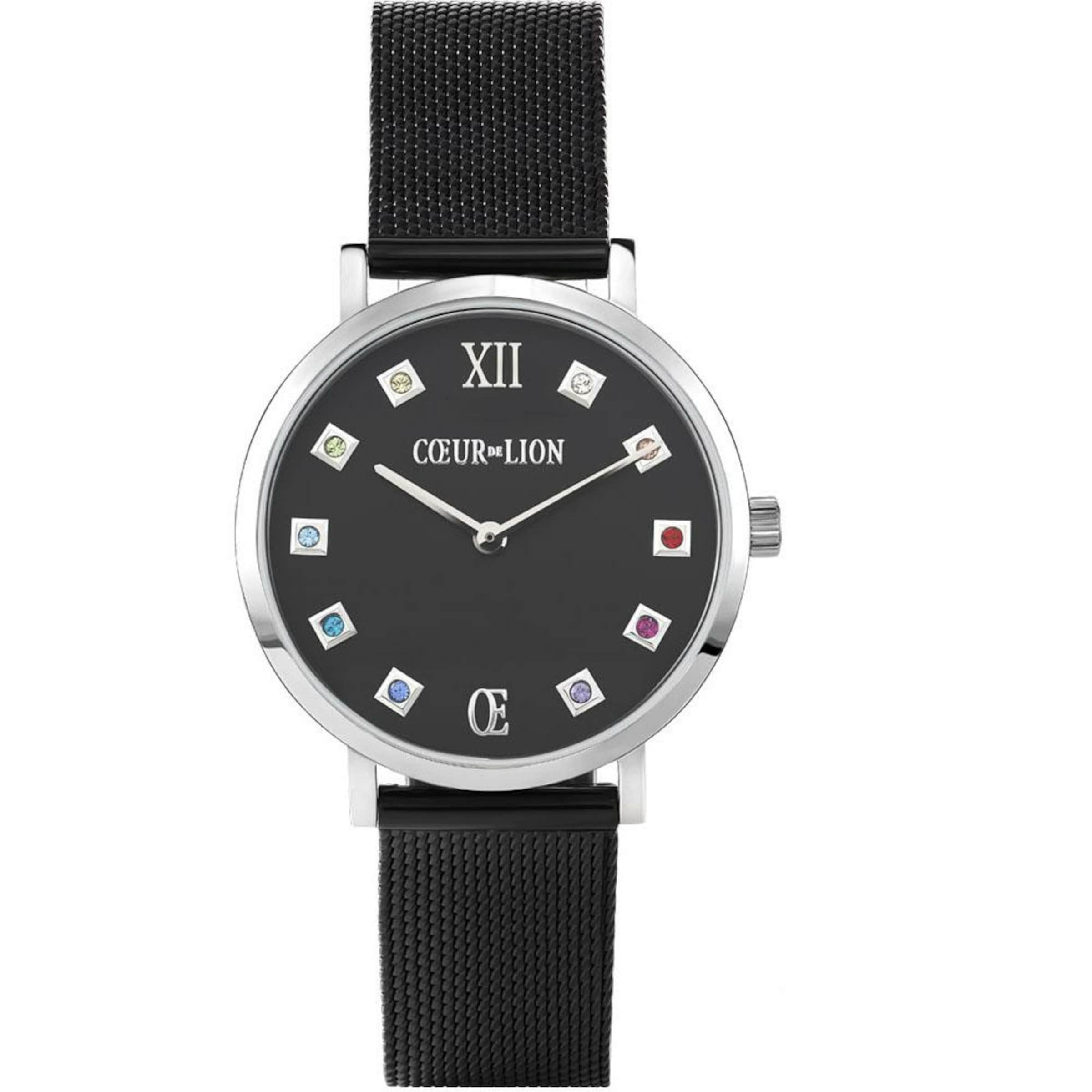 Coeur de Lion Analog Watch in Silver: front