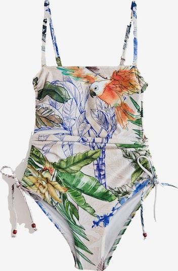 Next Uimapuku värissä sininen / vihreä / oranssi / valkoinen, Tuotenäkymä