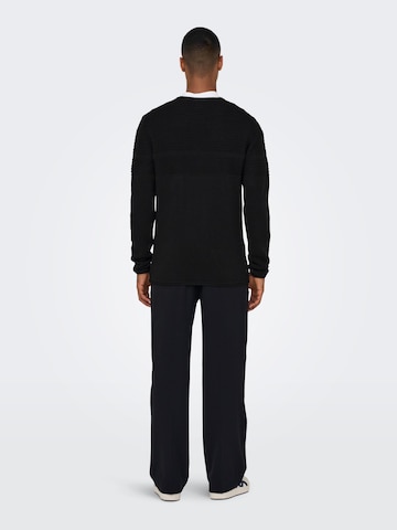 Pullover 'Blade' di Only & Sons in nero