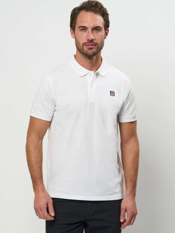 Coupe regular Chemise 'VMMike' VINSON en blanc : devant