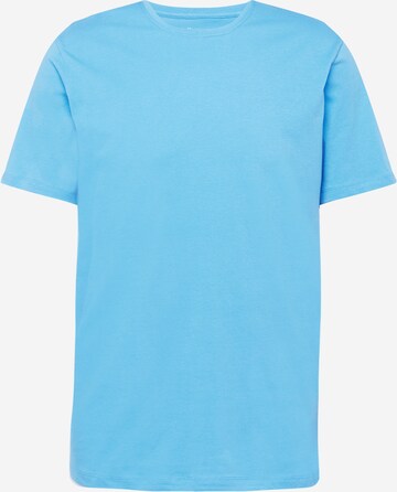 KnowledgeCotton Apparel T-Shirt (GOTS) in Blau: predná strana