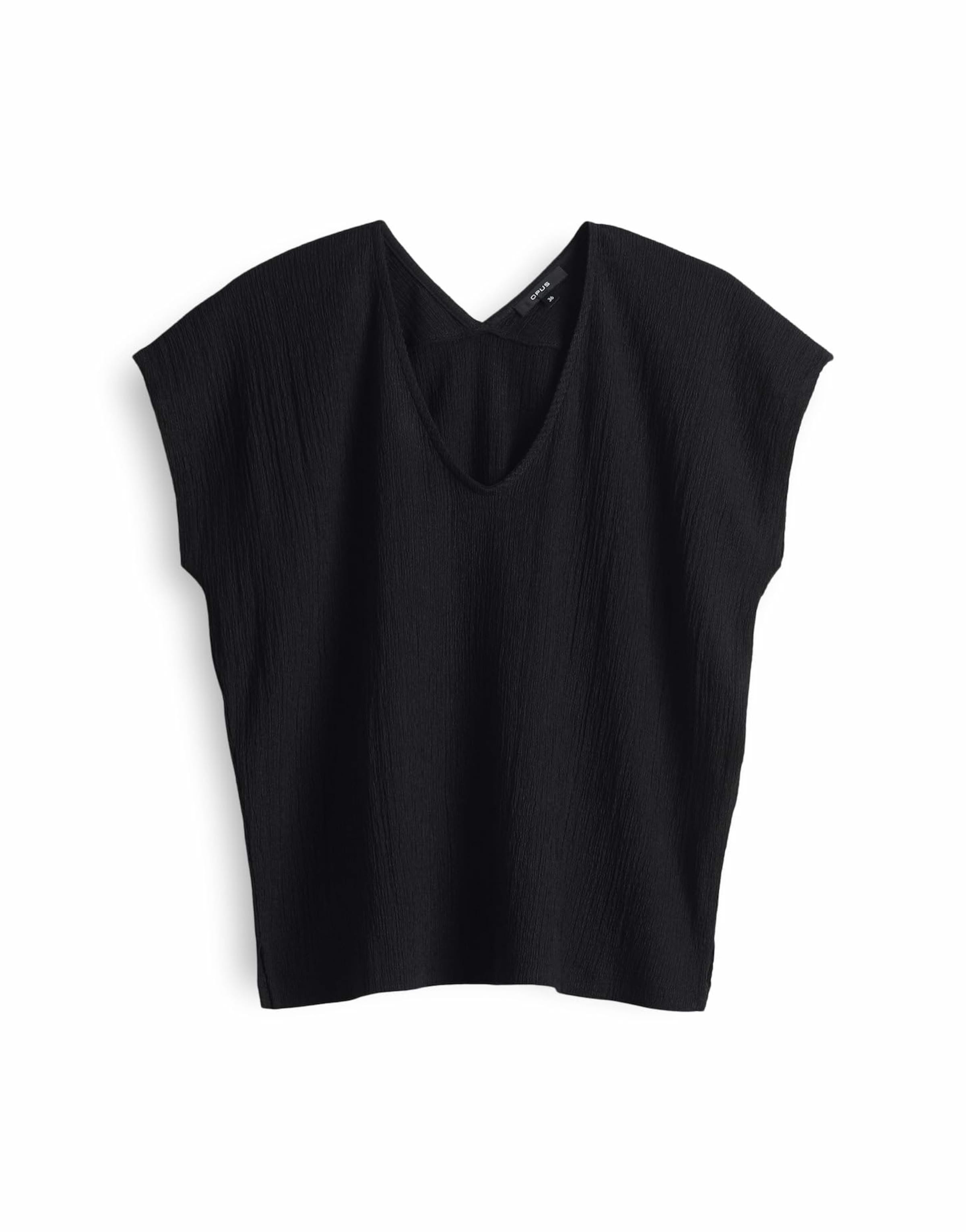 OPUS Shirt in de kleur Zwart, Productweergave