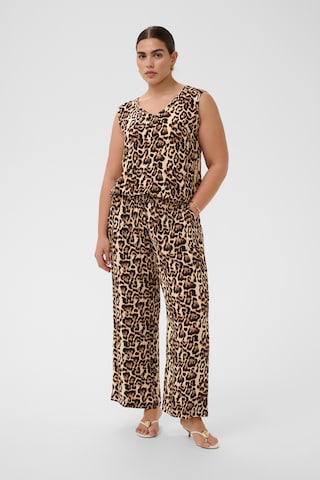 KAFFE CURVE Loosefit Hose 'KCDala' in Braun