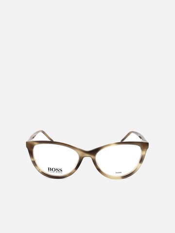 HUGO BOSS Sunglasses 'Hugo Boss BOSS 1206 horn 54/18/145 Eyewear Frame' in Brown: front