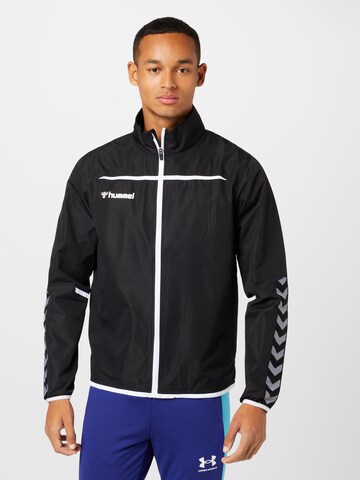 Hummel - Casaco de treino 'AUTHENTIC' em preto: frente