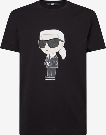 Karl Lagerfeld Shirt in Black: front