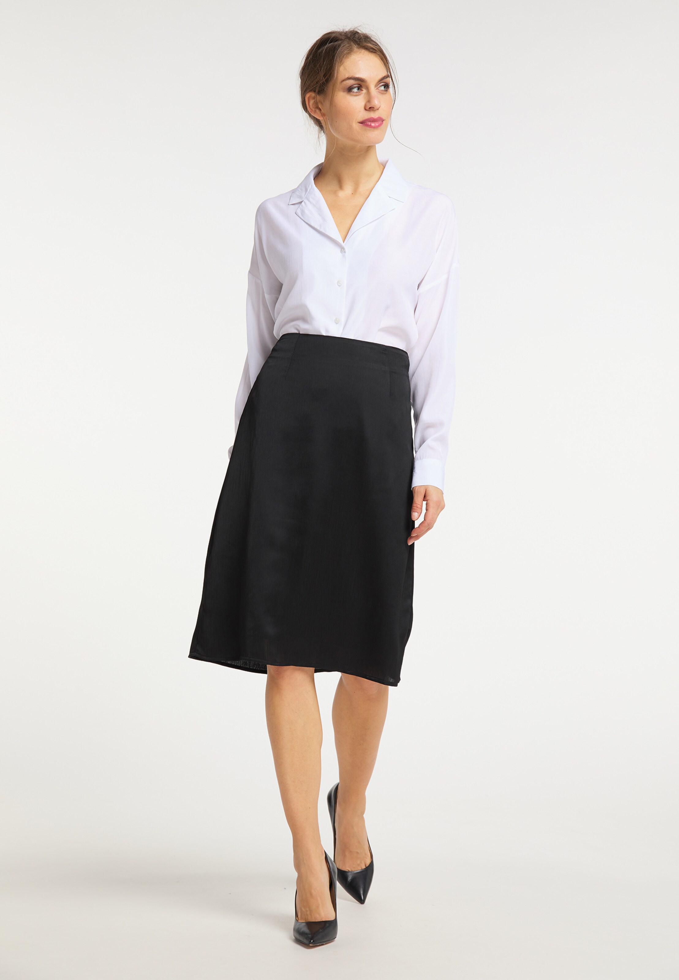 Frauen Große Größen usha BLACK LABEL Bluse in Weiß - OK59223 Frauen Große Größen usha BLACK LABEL Bluse in Weiß - OK59223