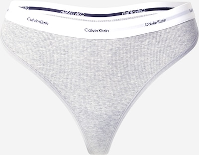 Calvin Klein Underwear Tanga gaćice u mornarsko plava / siva melange / bijela, Pregled proizvoda