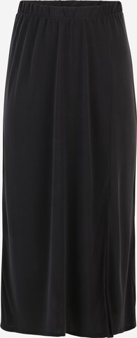 PIECES Curve Skirt 'PCANORA' in Black: front