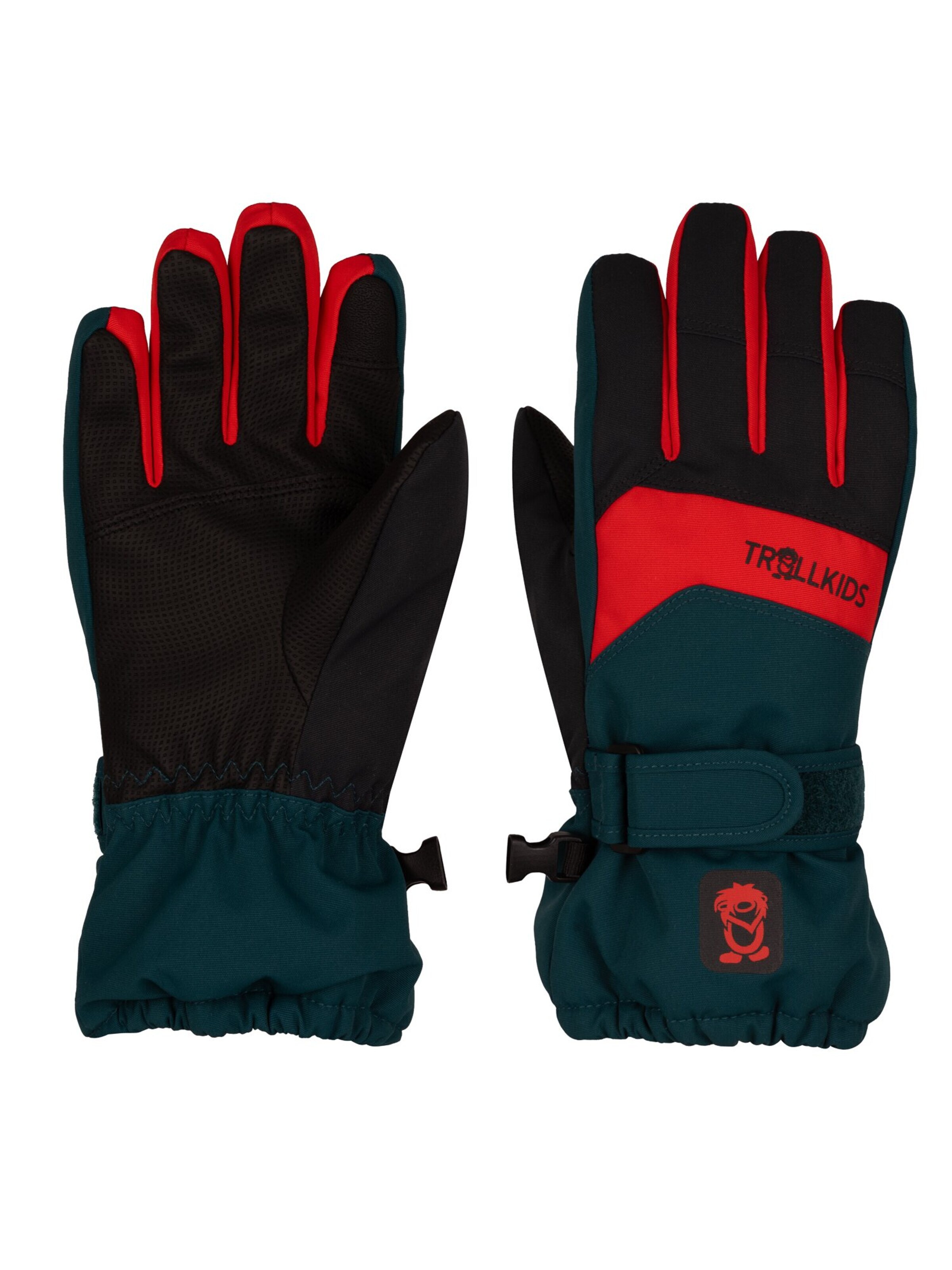 TROLLKIDS Gloves in Green: front