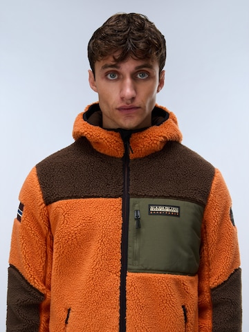 NAPAPIJRI Fleecejacka 'Yupik' i orange