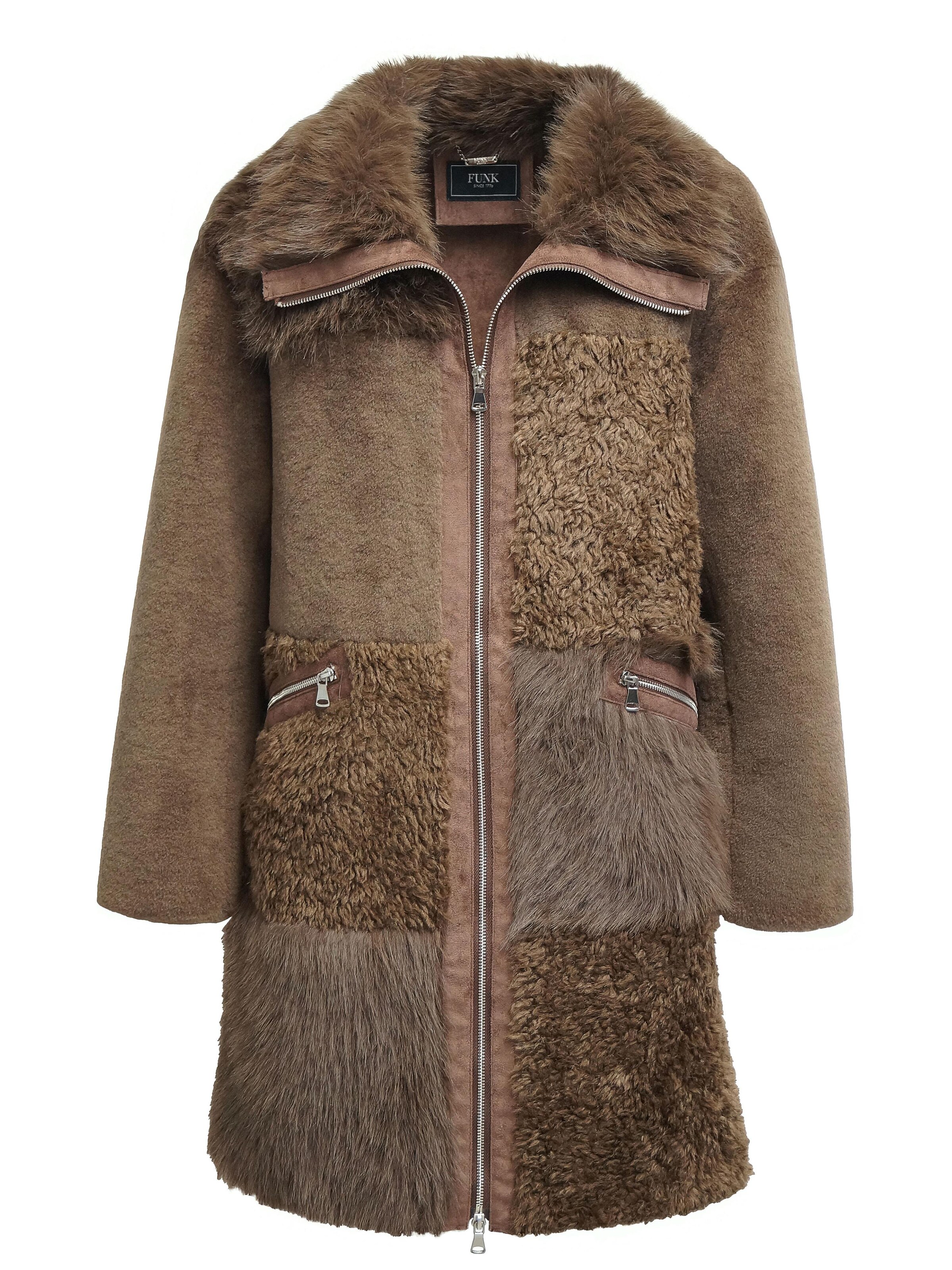 Funk since 1776 Winterjacke 'Winterjacke'‌‌‌‌‌‌‌ in dunkelbraun, Produktansicht