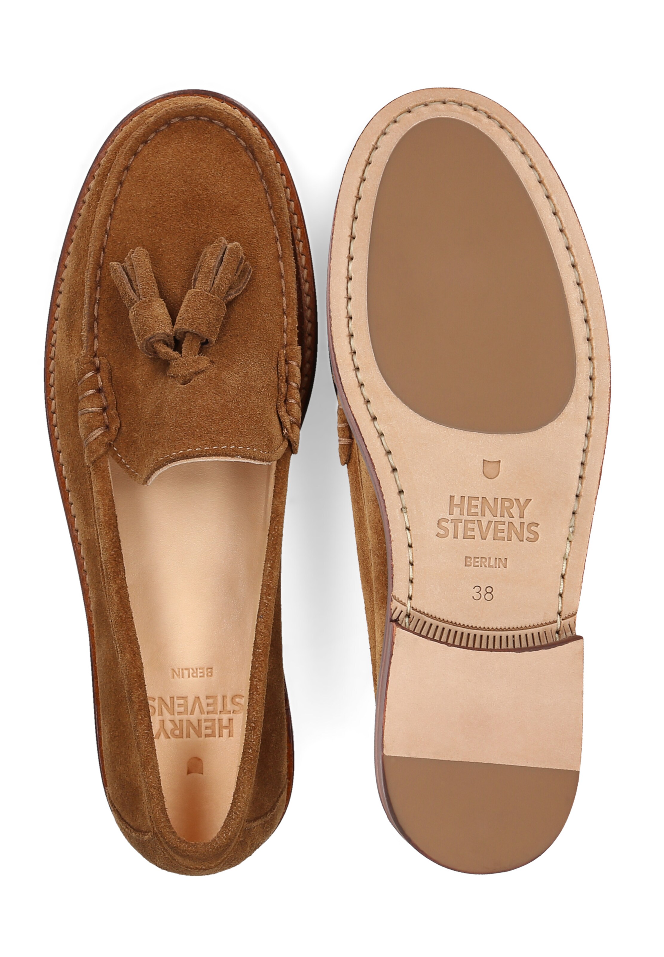 Henry Stevens Loafer 'Riley' in Beige