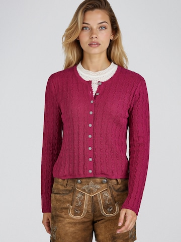 Cardigan 'Hummeltal' SPIETH & WENSKY en violet : devant