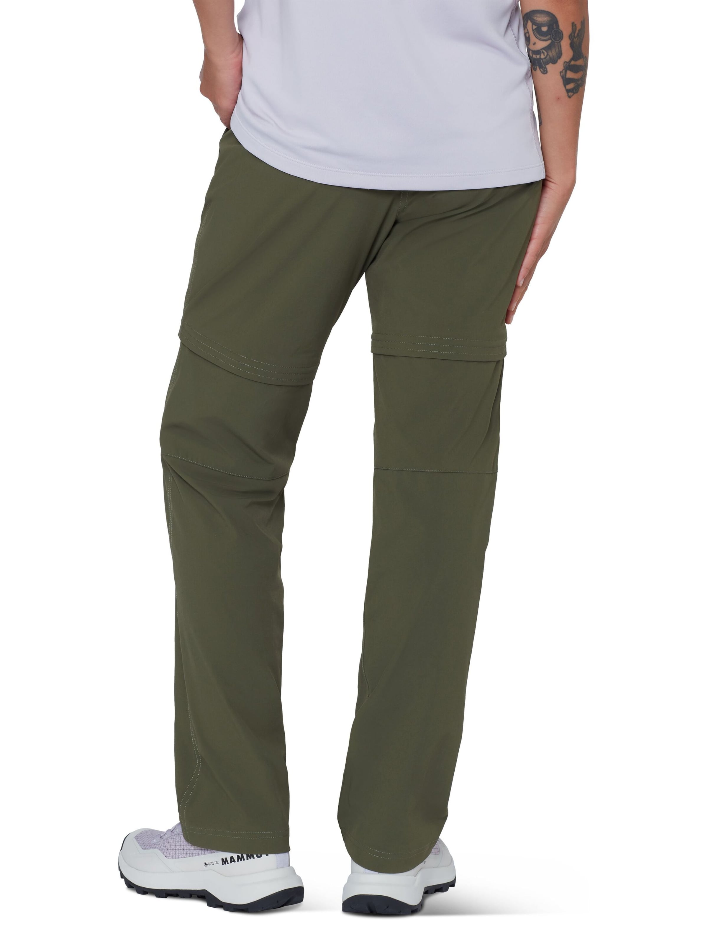 MAMMUT Regular Outdoor Pants in Green