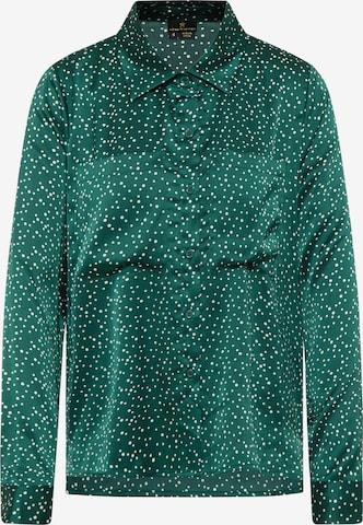 DreiMaster Klassik Blouse in Groen: voorkant