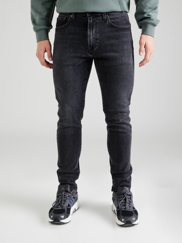 LEVI'S ® Tapered Jeans '512  Slim Taper' in Zwart: voorkant