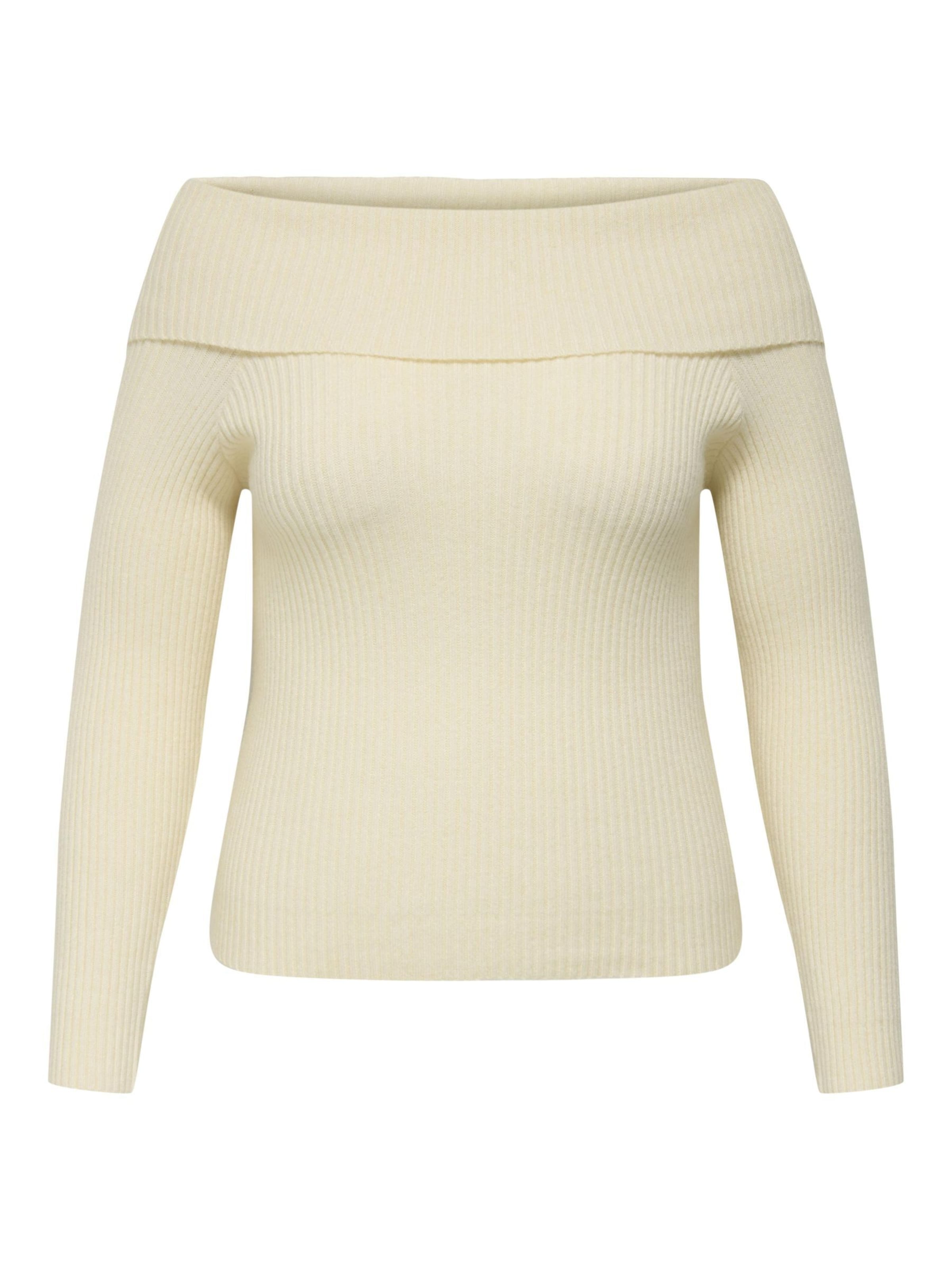 ONLY Carmakoma Trui 'CARKatia' in Grijs: voorkant