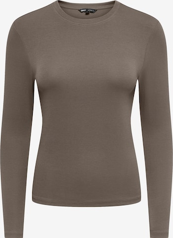 ONLY Shirt 'ONLRILEY' in Brown: front