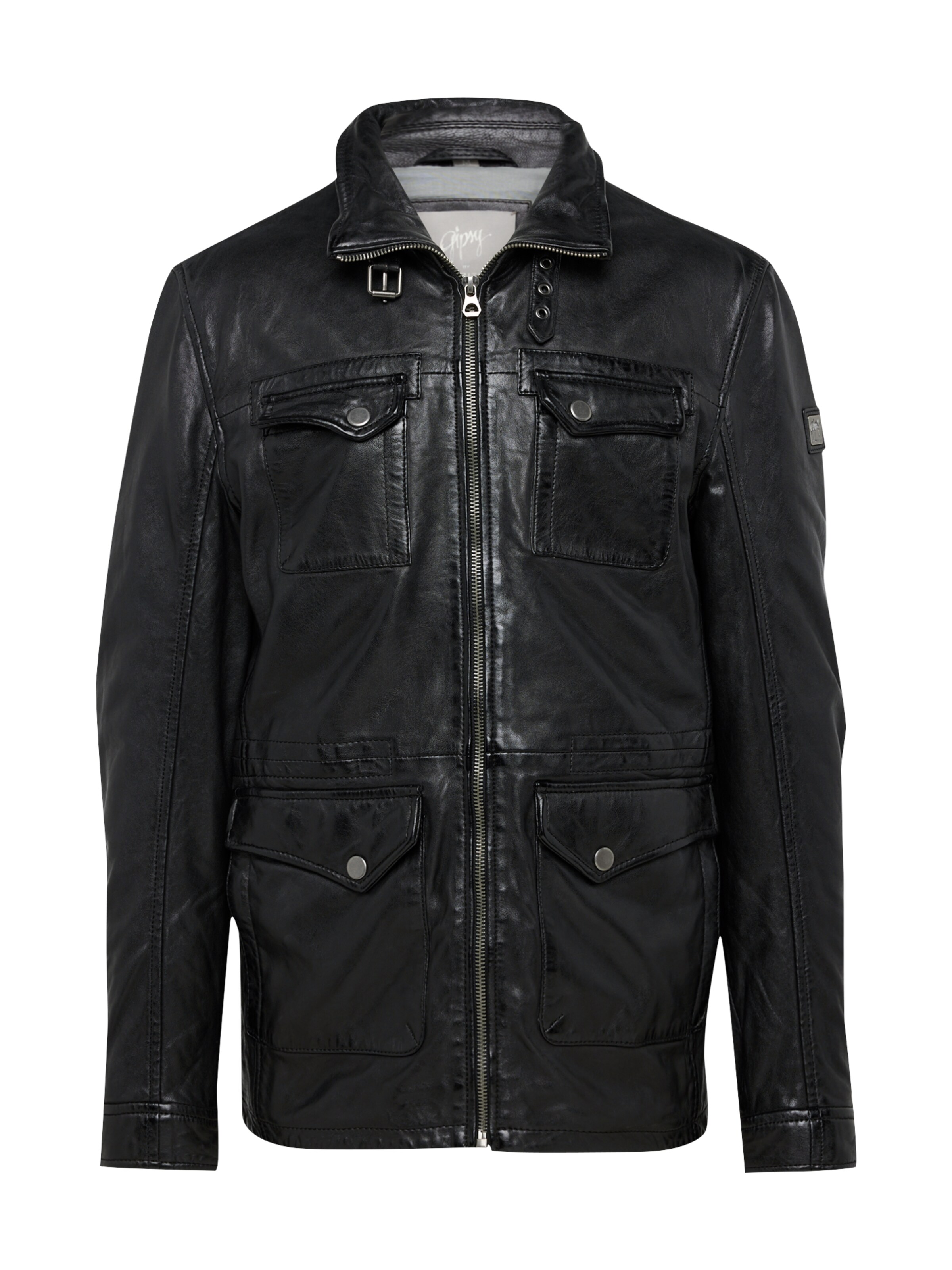 Maze Lederjacke - Mud/hellbraun Produktbild-Vorschau 10