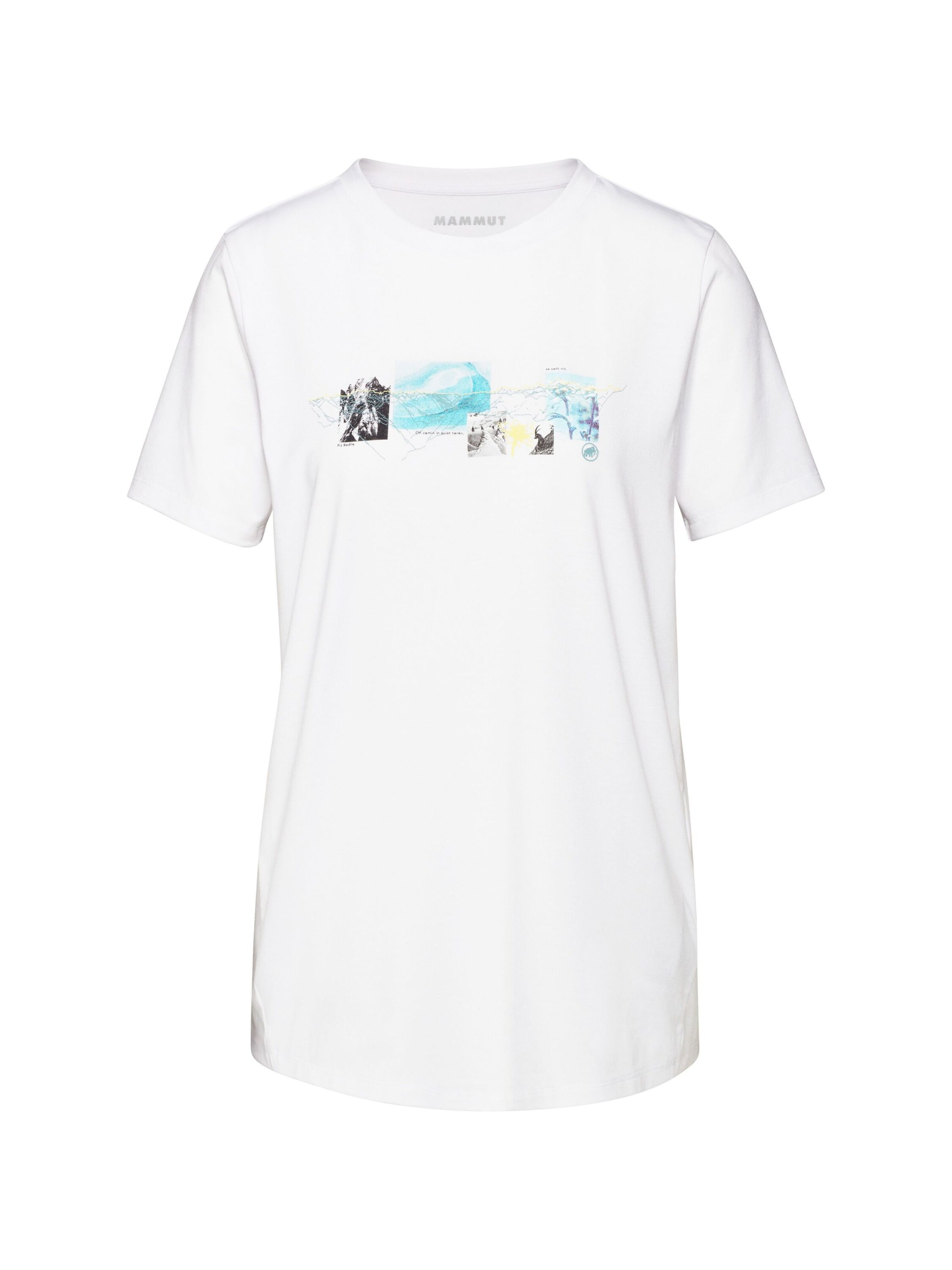 MAMMUT Funktionsshirt 'Mountain 3308M' in Weiß: Vorderseite