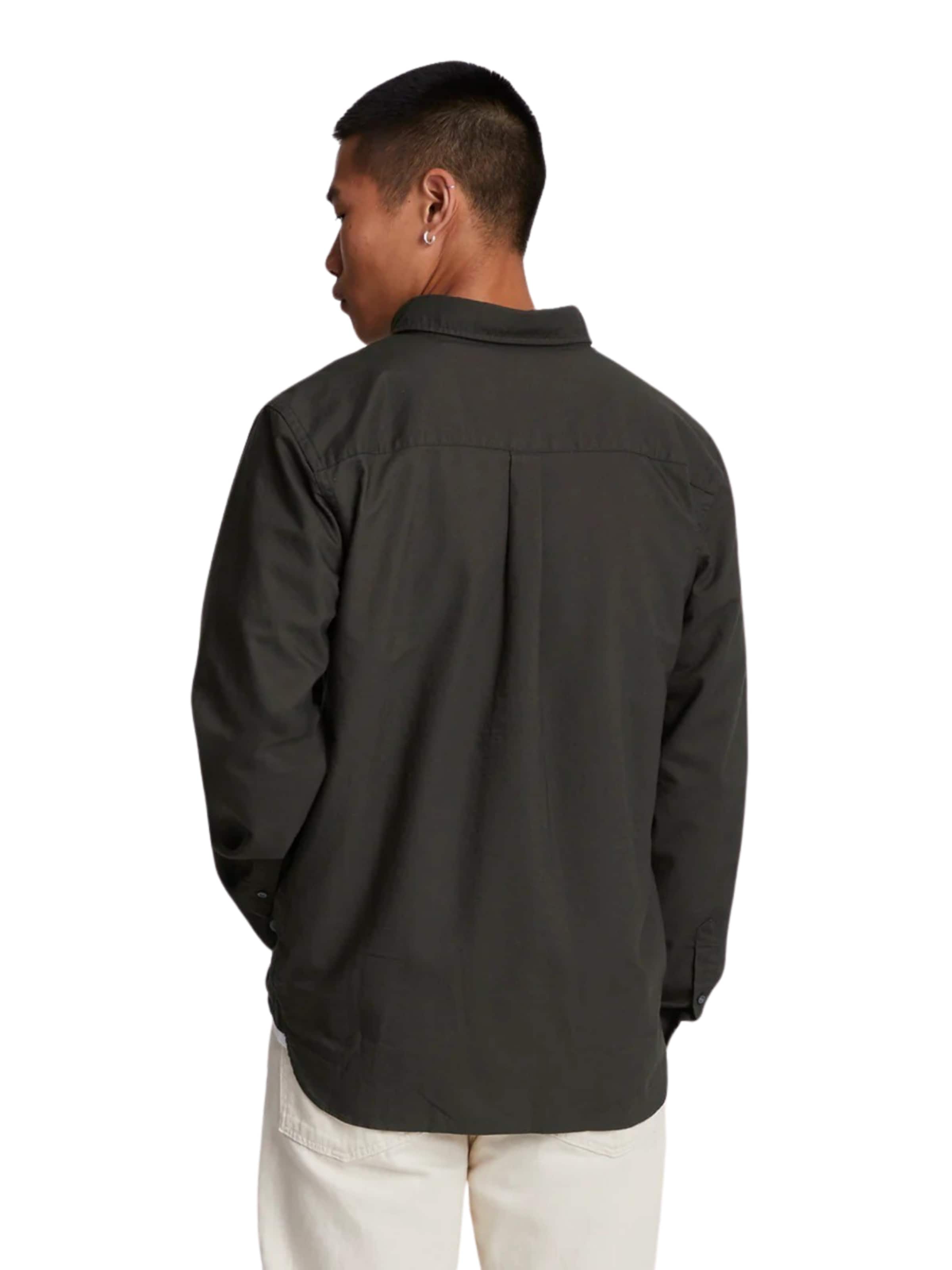 Lyle & Scott Regular fit Overhemd in Grijs