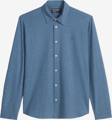 Marc O'Polo Button Up Shirt in Blue: front